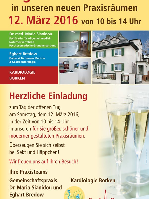 Gemeinschaftspraxis Sianidou Bredow - Praxiseröffnung